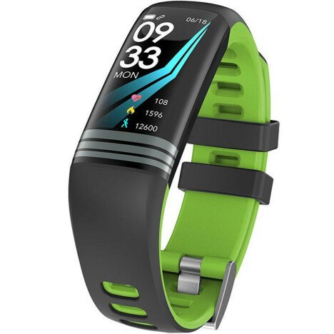 Bratara Fitness iUni G26, Display OLED 0.96 inch, Bluetooth, Pedometru, Notificari, Verde